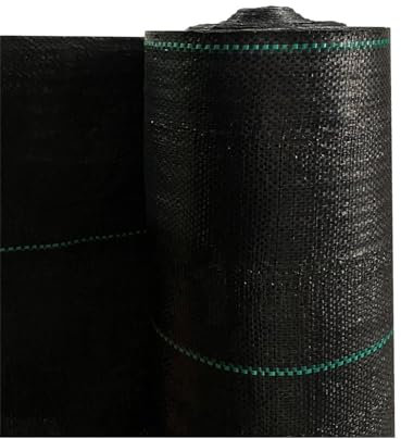 Jardin202 - Malla Antihierbas | Malla contra Malas Hierbas, Gramaje 110 Gramos Geotextil | Protección césped Artificial | Rollos Completos | 2x10 m (20m2) -