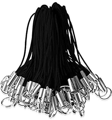 80pcs Teléfono Móvil Lanyard teléfono Celular Correas Encanto Corchete cordón teléfono móvil cordón Llavero Cierre mosquetón Cuerda teléfono Celular Teléfono Lanyard Correas Accesorios Bricolaje…