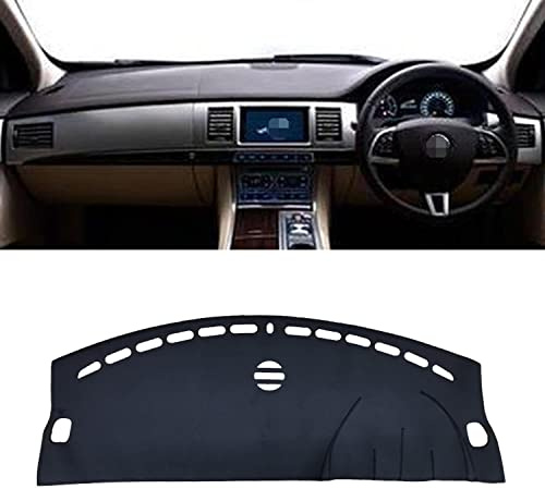 TTOILS Leather Dashmat Dashboard Cover Pad Dash Mat Carpet,For Jaguar XF (X250) 2009 2013 2010 2011 2012 2014 2015 Accessories