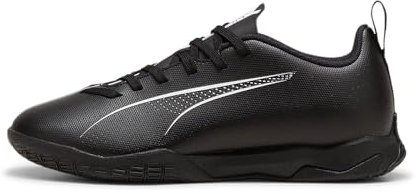 PUMA Unisex Kinder Ultra 5 Play It Jr Soccer Shoe, Puma Black Puma White, 39 EU