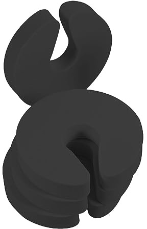 Türklemmschutz, Kindersicherung, Fingerschutz, babysicherer Türstopper mit weichem Schaumstoffschutz, Baby-Türstopper zum Verhindern, dass die Tür beim Zuschlagen verbeult wird