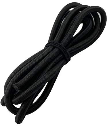 AEAOA 10 Yards Elastic Bungee Stretch String Shock Cord Braided Band Rubber Rope Jewelry Cord Kayak Deck Tie Down Trailer Strap (6mm)