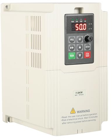 Transformateur VFD Triphasé 7.5KW Entrée/Sortie 380V Pour Machines-Outils CNC, Broyeurs À Boulets, Concasseurs Avec Câble D'Extension 2M