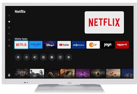 JVC Fernseher 24 Zoll Smart TV powered by TiVo (HD-Ready, HDR, Triple-Tuner, 6 Monate HD+ inkl.) LT-24VH5455W