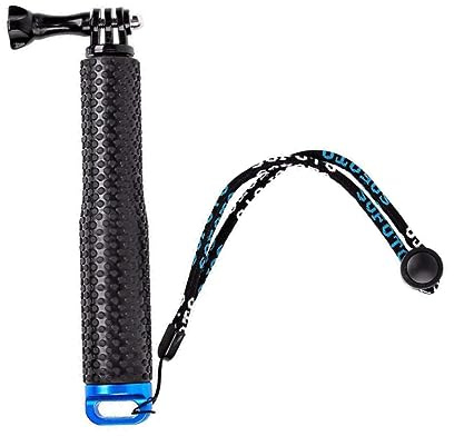 GRIRIW Monopiede Telescopico da 48cm, Asta Allungabile in Lega di Alluminio, Impugnatura per Fotocamera e Videocamera