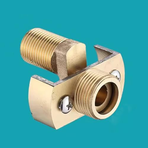 BiaoTeng Adaptador Grifo Ducha 1/2 3/4 Latón, 2 Piezas Reductor de 3/4 a 1/2 Adaptador 57 mm