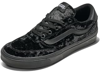 Vans Women's Brooklyn LS Shoe, Velvet Black, 8.5