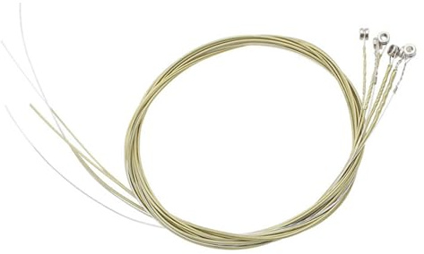 CIMAXIC 6Stücke Akustikgitarrensaiten aus Hochwertigem Stahlsaiten für Klänge und Einfache Installation für Anfänger und Profis Kompatibel mit Westerngitarren