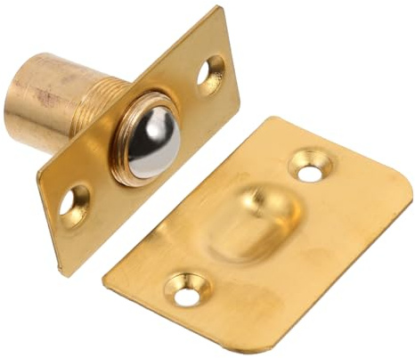 Sewroro 2 pièces Loquet Ressort Inox Acier Inoxydable Serrure à Billes Magnétique Ajustable pour Portes Intérieures Armoire Cabinet Fermeture Robuste et Discrète