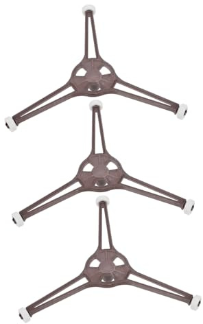 SMASOLO 3pcs Rotary Disc Bracket Replacement Rotating Holder Large Tray Support Serving Spinner Appliance Rotate Turntable Wheel Microwave Turntable Plate Rack Coffee Plastic