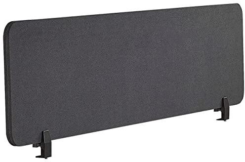 Beliani Pannello Divisorio Fonoassorbente in PET 160 x 40 cm Grigio Scuro