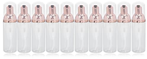 10 Stück 50 Ml Leere Flasche Reise-Seifenflasche, Wiederverwendbare Großkalibrige Schaumseifenspender-Flasche, Tragbarer Presstyp Reise-Schaumspender, Transparentes Design