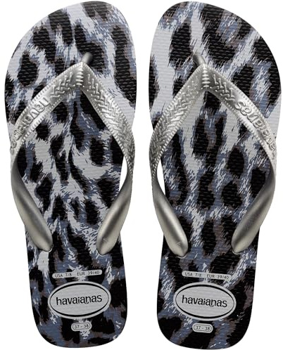 Havaianas - Top Animals, Infradito, Donna Comode, Leggere E Resistenti, Suola Con Stampa Animale, Cinghie Larghe, Suola Flessibile