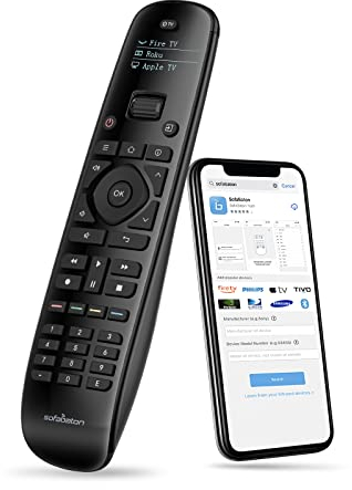 SofaBaton U2 Universal Fernbedienung Kompatibel mit Samsung Sharp LG Sony Toshiba, Universalfernbedienung für Blu-ray/DVD-Player Streaming-Media-Player