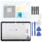 Mobile Phone LCD Display for Google Nest Hub LCD Screen with Digitizer Full Assembly (White) Repair Part
