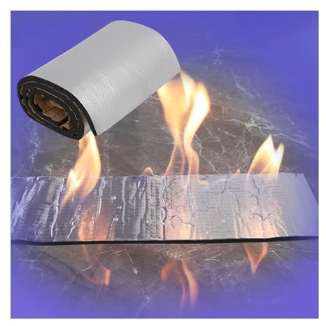 SHUITUKOUU Wärmedämmende Isoliermatte, 10 mm Dicke, Selbstklebende Isolierschaummatte, Motorraumisolierung, Schalldämmschaum, Fahrzeugisolierung (Color : 20mm(THK), Size : 1 * 1M(1m²))