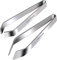 4Pcs Fish Bone Tweezers Set, Professional Stainless Steel Flat and Slant Pliers Remover Set for Cooking Kitchen Salmon Trout, 2 Styles