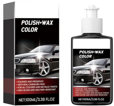 Auto Kratzer Entferner - Autopolitur Set 100/200ml, Politur Auto Kratzer Entfernen, Polierpaste Car Scratch Remover, Autolack Kratzer Entferner, Autopolitur für Metallic Farblacke (1 Stück)