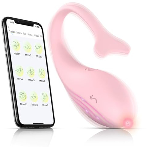 Vibration für Frauen Dildo Sex Spielzeug für Paare Vibrator Ei mit App und 9 Vibrationsmodi JFRong Leise Vibratorstarb Analvibratoren Tragbar G-Punkt Klitoris Stimulator Erotik Sex Toyset Damen