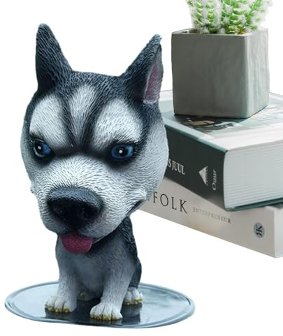 Wackelkopf-Hund – Lustige Wackelköpfe Fürs Auto – Dekorative Hundepuppe, Mini-Auto-Armaturenbrett-Ornament Für Tisch, Zuhause, Geschäft