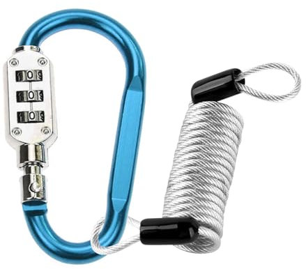 Combination Password Code Lock Padlocks For Suitcase Luggage Aluminum Alloy Locks 3 Digit Resettable Lock Carabiner