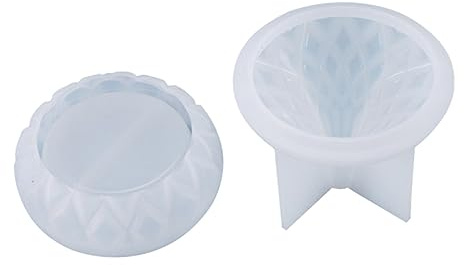 OSALADI 2piezas Molde De Resina Epoxi Forma De Gota Molde De Silicona Para Manualidades Para Crear Cajas De Almacenamiento y Accesorios De Silicona