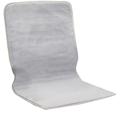 Heated Seat Cushion for Office Chair, 45cm Heated Seat Cover with 9 Adjustable Temperature Levels, Intelligent Timed Power Off, Anti Slip Elastic Fixing, Office Chair Warmer for Back, Lumbar (Grey)
