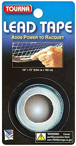 Tourna Lead Tape Tennis Racquet Racket Tape Golf Club 1/4 X 72 (3-Pack)