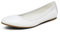 DREAM PAIRS Women's Sole-Flex White Ballerina Walking Flats Shoes Size 10 US/ 8 UK