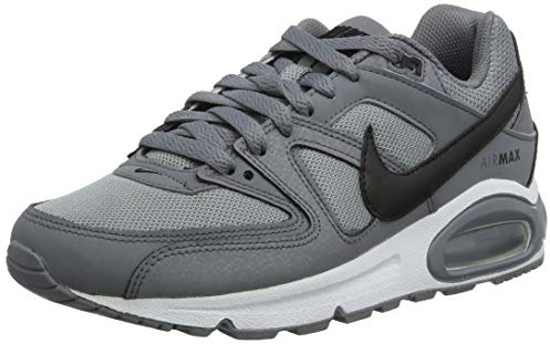 NIKE Men's Air Max Command Running Shoes, Grey Cool Grey Black White 012, 6 UK
