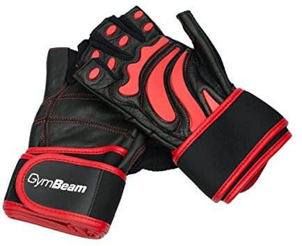 GymBeam Trainingshandschuhe Arnold für Männer & Frauen - Hochwertiges Rindsleder, schützt vor blauen Flecken und Schwielen, ergonomische Form, anatomisch geschnittene Fitnesshandschuhe (S)