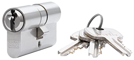 Winkhaus keyOne X-pert Profil-Doppelzylinder Zutrittsorganisation, Schließsystem im Normalprofil Türzylinder Schließzylinder Zylinder Einzelschließung - in verschiedene Längen (30/40)