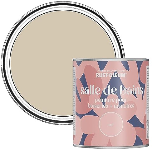 Rust-Oleum Light Brown Moisture Resistant Bathroom Wood and Cabinet Paint in Matt Finish - BUTTERSCOTCH 750ML