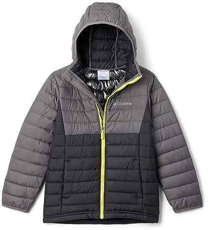 Columbia Powder Lite pojkar huvjacka vadderad jacka med huva barn