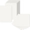 80 Stück A6 Kraftpapier Karten, Blanko Postkarten Weiß 10.5x14.8CM 300g/m² Kraftpapier-Karten Set Druckbar Postkarten Blanko Karten für Selbstgestalten beschriften oder bedrucken