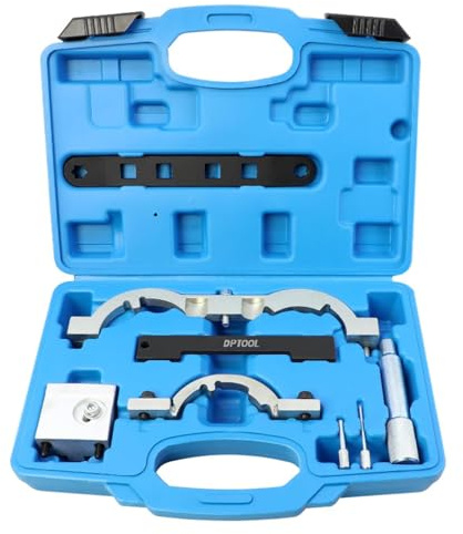 DPTOOL Turbo Engine Camshaft Timing Tool Kit Compatible with Vauxhall Opel Aveo Cruze Orlando 1.0 1.2 1.4 Engine 2009-2020 with Belt Tensioner Torx E14 Holding Wrench Replace EN-48488 EN-953-A