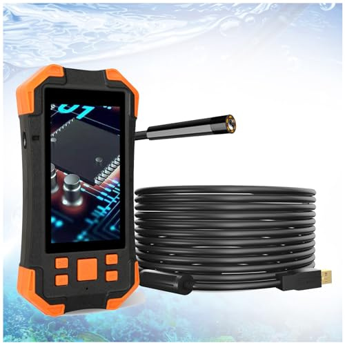 Caméra d'égout avec lumière, caméra d'inspection d'égout à Objectif 8 mm, caméra de Pipeline Industriel endoscopique IPS, sonde étanche de détection de Moteur d