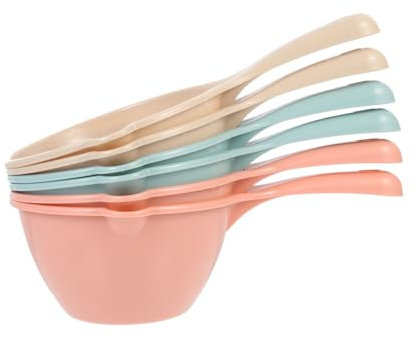 PRETYZOOM 6piezas Cucharón Para Regar Pala Espesar Agua Utensilios Cocina Mango Engrosado