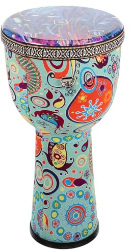VINTORKY Handtrommel Djembe Aus Leichtes Percussion-instrument Für Erwachsene Einzigartigem Design Tragbar Und Robust Für Anfänger Und Musikliebhaber
