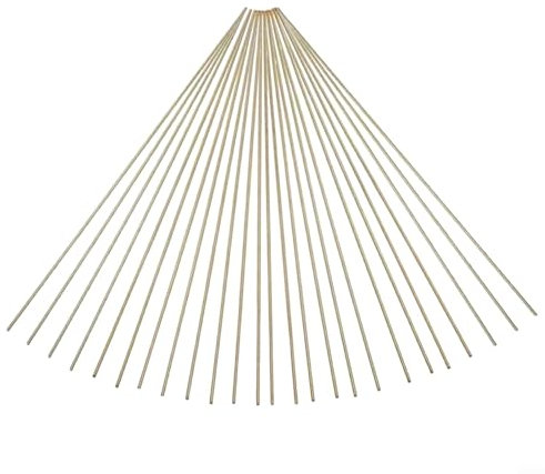 Brass Welding Rods Set 25PCS for Oxyacetylene Welding, for Various Types of Metal Projects (2.0mm)