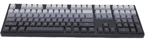 Asixxsix Teclado de Juego Mecánico, 108 Teclas Hot Swappable Blue Switch Teclado Mecánico con Retroiluminación LED, Teclados con Cable Inalámbricos BT 2.4GHz para PC Portátil