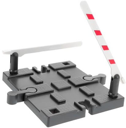 Kisangel Replacement Train Track Accessories DIY Railway Road Block Funny Railing Barrier Model for Pretend Model Train Track Scene Plaything