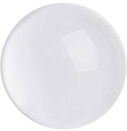 ROMISBABA di Trasparente per Fotografia e Meditazione Palla Vetro Decorativa e Ufficio Prop per Giocoleria e Feng Shui