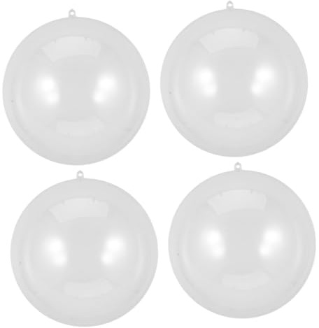 ibasenice Cúpulas Protectoras Transparentes para Plantas de Jardín, Cubierta Acrílica Mediana 4 Piezas, Uso en Helechos y Orquídeas, Protección contra Humedad y Heladas, Diseño Base Estable