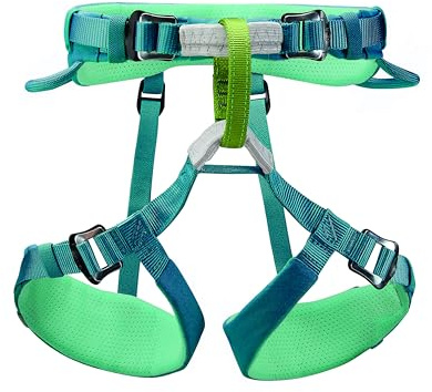 PETZL Macchu - Cintura da arrampicata sportiva, regolabile, colore: blu atlantico