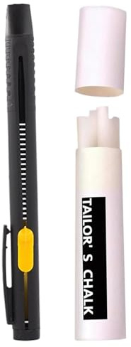 Syglawnd Penne cancellabili a caldo per tessuti, Gesso da sarto ricaricabile con 20 ricariche, Pennarelli lavabili senza polvere per cucito, quilting, ricamo, artigianato, Gesso da cucito per