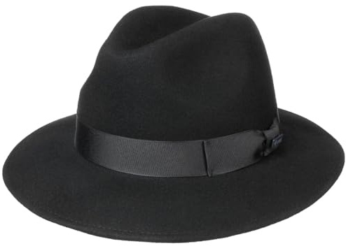 Lipodo New York Traveller Filzhut Wollfilzhut Damen Herren Made in Italy Sommer Winter