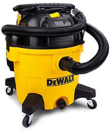 DEWALT DXV10P 10 Gallon Poly Wet Dry Vacuum Yellow