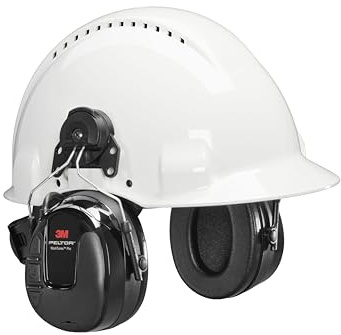 Peltor Casque Radio AM/FM 3M WorkTunes Pro, 31 DB, Noir | monté sur Casque de sécurité, HRXS221P3E