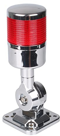 110V to 220V LED Stack Tower Lights, Industrial Warning Lights, Andon Lights, Column Signal Tower Indicator Lamp Beacon, Continuous/Flashing Light Switchable, 1 Layer (with Buzzer)